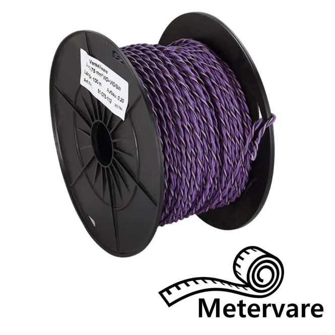 Hovedbilde ACV høyttalerkabel 0,75mm2 tvinnet - lilla