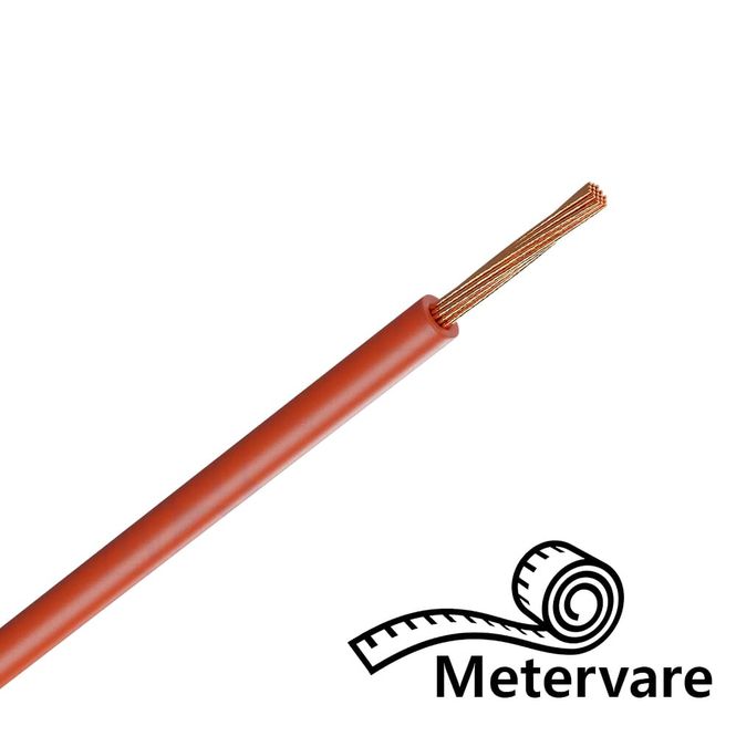 Hovedbilde Strømkabel 6mm2 - rød